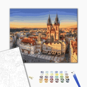 Картина по номерам Города - Панорама Праги