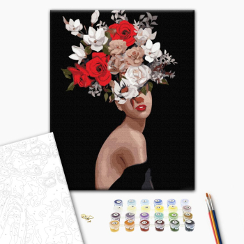 Картина по номерам Авторські колекції - Думки в квітах