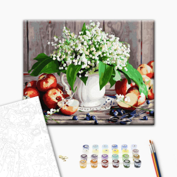 Картина по номерам Квіти - Букетик конвалій