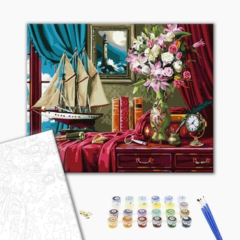 Картина по номерам Чоловічі - Кабінет в каюті капітана