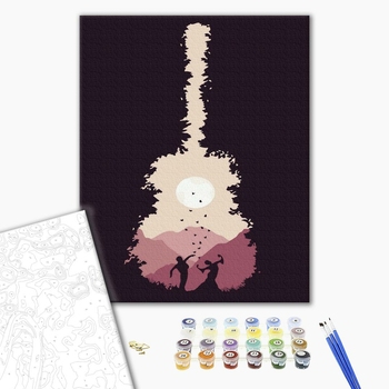 Картина по номерам Для початківців - Гітара