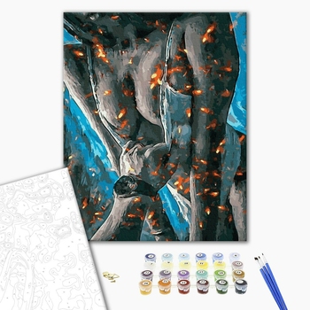 Картина по номерам Романтика - Вогняна пристрасть