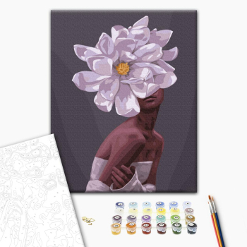 Картина по номерам Авторські колекції - В обіймах квітів