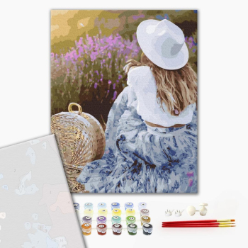 Картина по номерам Преміум картини - Улюблена лаванда