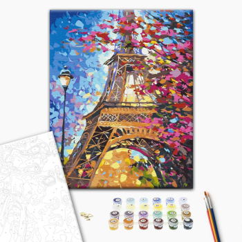Картина по номерам Города - Паризький пейзаж