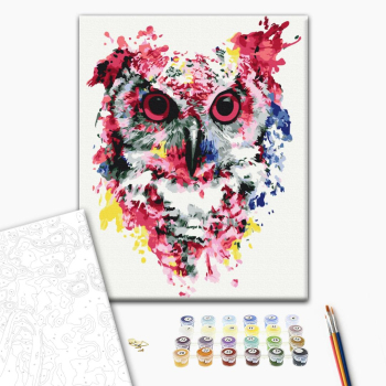 Сова в красках
