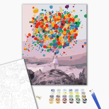 Картина по номерам Авторські колекції - Яскраві кульки