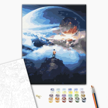 Картина по номерам Космос - Космічний мандрівник