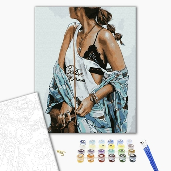 Картина по номерам Люди на картинах - Кежуал