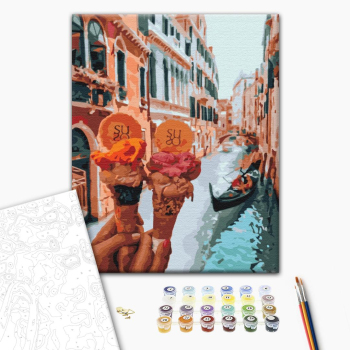 Картина по номерам Авторські колекції - Джелато у Венеції