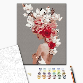 Картина по номерам Авторські колекції - Квіткова тіара