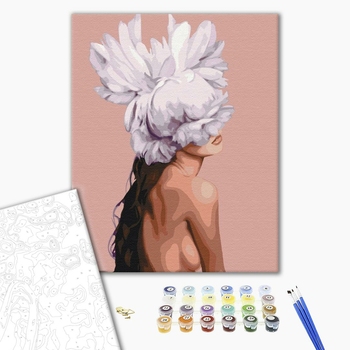 Картина по номерам Авторські колекції - Вона - квітка