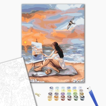 Картина по номерам Люди на картинах - Море натхнення