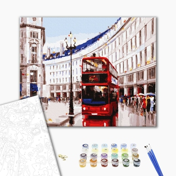 Картина по номерам Города - Лондонський маршрут