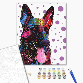 Картина по номерам Поп Арт - Барвистий Рекс