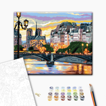 Картина по номерам Города - Вечірній міст