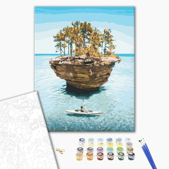 Картина по номерам Природа - Острів усамітнення