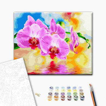 Картина по номерам Квіти - Орхідея