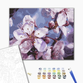 Картина по номерам Квіти - Весняний цвіт