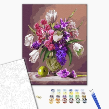 Картина по номерам Квіти - Квіткова композиція