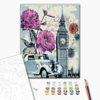 Картина по номерам Города - Вінтажний Лондон