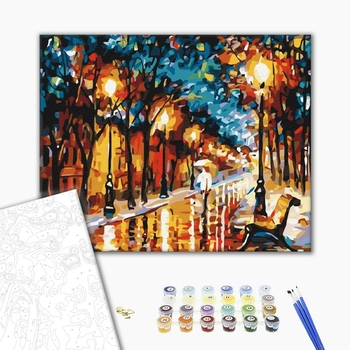 Картина по номерам Пейзажі - Фарби осіннього парку. Леонід Афремов