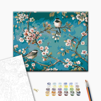 Синички на ветках