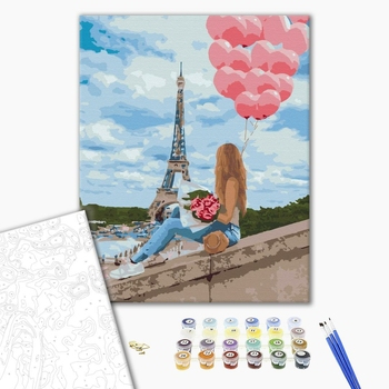 Картина по номерам Города - Кращий день в Парижі