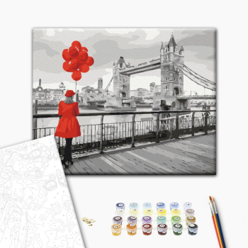 Картина по номерам Люди на картинах - Лондонська ледi