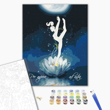 Картина по номерам Авторські колекції - Гімнастка 1