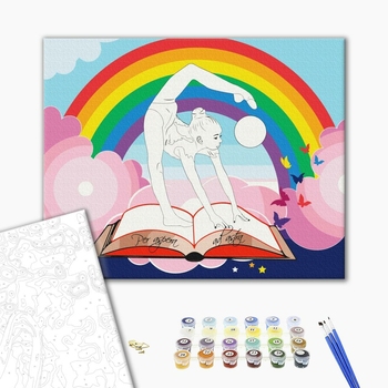 Картина по номерам Авторські колекції - Гімнастка 2