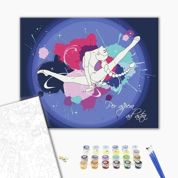 Картина по номерам Авторські колекції - Гімнастка 3