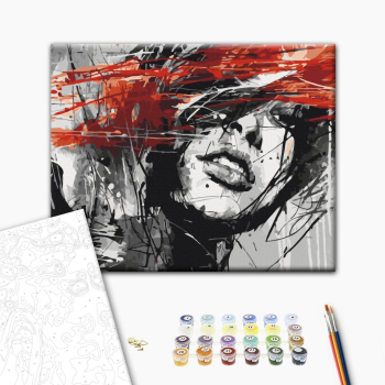 Портрет тушью