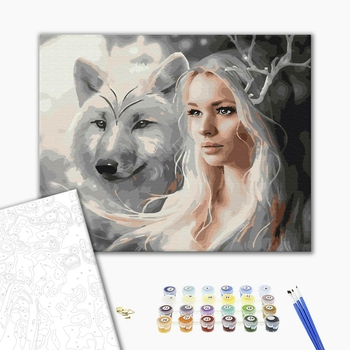 Картина по номерам Люди на картинах - Зимова королева