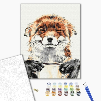 Довольна лисичка