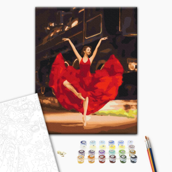 Картина по номерам Люди на картинах - Пристрасна балерина