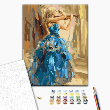 Картина по номерам Люди на картинах - Музична прима