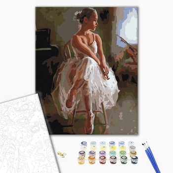 Картина по номерам Люди на картинах - Юна балерина