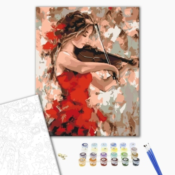 Картина по номерам Люди на картинах - Скрипалька