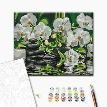 Спокойствие возле орхидей