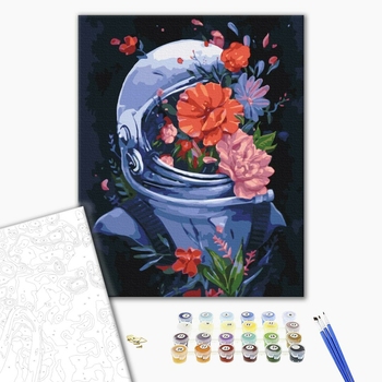 Картина по номерам Авторські колекції - Квіти космосу