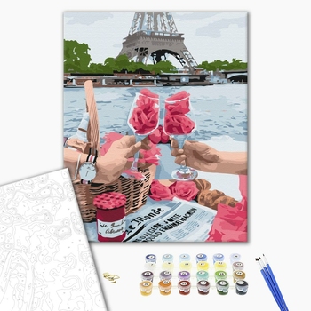 Картина по номерам Люди на картинах - Французьке вино