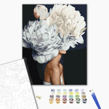 Картина по номерам Авторські колекції - Квітуча леді