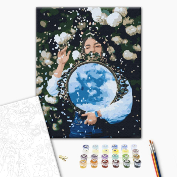 Картина по номерам Люди на картинах - Небо в мені