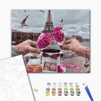 Картина по номерам Города - Пікнік у Парижі