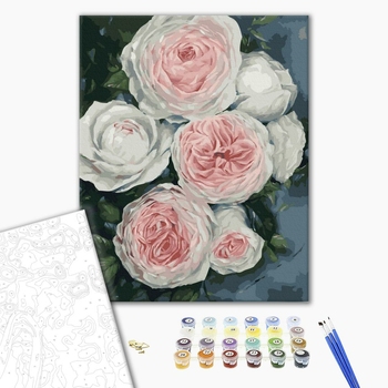 Картина по номерам Авторські колекції - Бутони пишних троянд