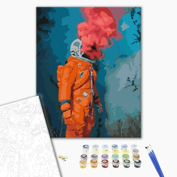 Картина по номерам Космос - Космічний герой
