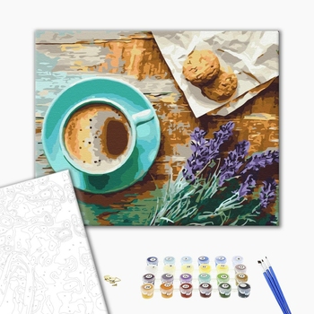 Картина по номерам Натюрморти - Лавандовий ранок