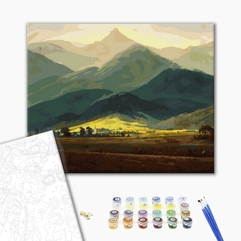 Картина по номерам Природа - Гірський пейзаж