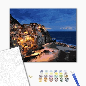 Картина по номерам Репродукції художників - Італійська село. Бореллі Гвідо